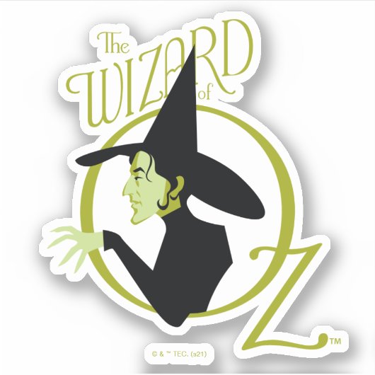 Wicked Witch™ The Wizard Of Oz™ Logo シール (正面)