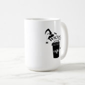 Wicked Without Coffee – Funny Witchy Coffee Lover  コーヒーマグカップ (正面右)