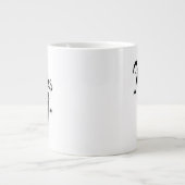 Wicked Without Coffee – Funny Witchy Coffee Lover ジャンボコーヒーマグカップ (正面)