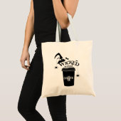 Wicked Without Coffee – Funny Witchy Coffee Lover  トートバッグ (正面(商品))
