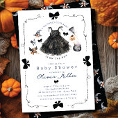  wickedlyキュートな魔女のベイビーシャワー招待状 招待状