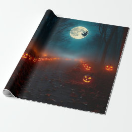 Wickedly Beautiful Halloween Gift Wrap 🌕 ラッピングペーパー