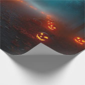 Wickedly Beautiful Halloween Gift Wrap 🌕 ラッピングペーパー (角)