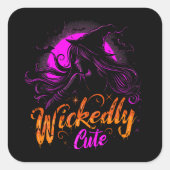 Wickedly Cute | ExDesigner | Halloween スクエアシール (正面)