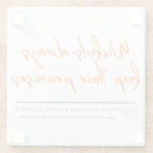 Wickedsは常に保彼らの約束コースター ガラスコースター (裏面)