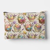 Wicker Basket Easter Eggs with Lavender アクセサリーポーチ (裏面)