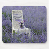 Wicker Chair in Purple Russian Sage マウスパッド (正面)