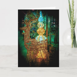 Wicker Reindeer Christmas Card シーズンカード