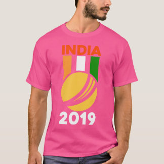 WicketとBall India Cricket Team 2019 Cricket Je Tシャツ