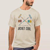 Wicket Croquet Playersカッコいいおもしろいのグラフィック Tシャツ (正面)