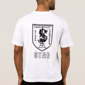 wicking STACのインストラクターTを走ります Tシャツ (裏面)