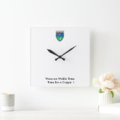 Wickla TimeにCuppaに参加した。 スクエア壁時計 (ホーム)