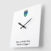 Wickla TimeにCuppaに参加した。 スクエア壁時計 (傾斜)