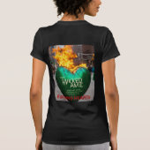 Wicky Flameハート- Bella+Canvas Women's Slim Fit Tシャツ (裏面)