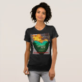 Wicky Flameハート- Bella+Canvas Women's Slim Fit Tシャツ (正面フル)