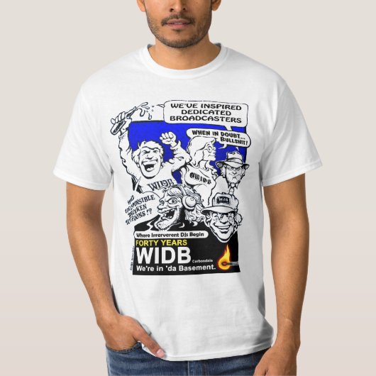 WIDB記念日のワイシャツの重版 Tシャツ (正面)