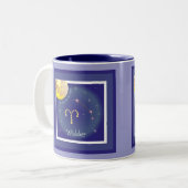 Widder 21. März bis 20. April Tasse ツートーンマグカップ (正面左)