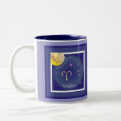 Widder 21. März bis 20. April Tasse ツートーンマグカップ (左)