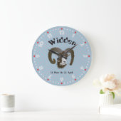 Widder 21. März bis 20. April Uhr ラージ壁時計 (ホーム)