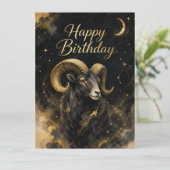 Widder Happy Birthday Sternzeichen Design (スタンド正面)