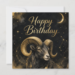 Widder Happy Birthday Sternzeichen Design シーズンカード