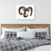 Widder - Sternzeichen Keilleinwand キャンバスプリント (インサイチュ (寝室))