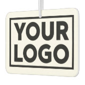 Wide Businessロゴおよびカスタム文字 カーエアーフレッシュナー (左)