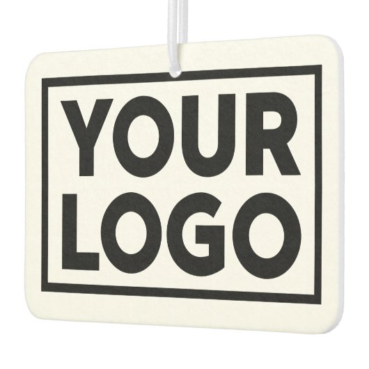 Wide Businessロゴおよびカスタム文字 カーエアーフレッシュナー (左)