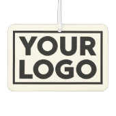 Wide Businessロゴおよびカスタム文字 カーエアーフレッシュナー (正面)