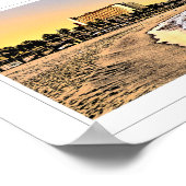 Wide panoramic poster of the Olympic Port Towers ポスター (角)