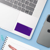 Wide Purple Noise Vinylシール – カスタマイズ可能 シール (ノートパソコンとiPhone)