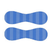 Wide Stripes - Blue 野球ボール (パネル)