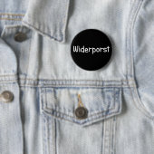 Widerporst (white print) 缶バッジ (インサイチュ)