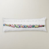 Widesceenの冬の虹のヒツジ ボディピロー (裏面)