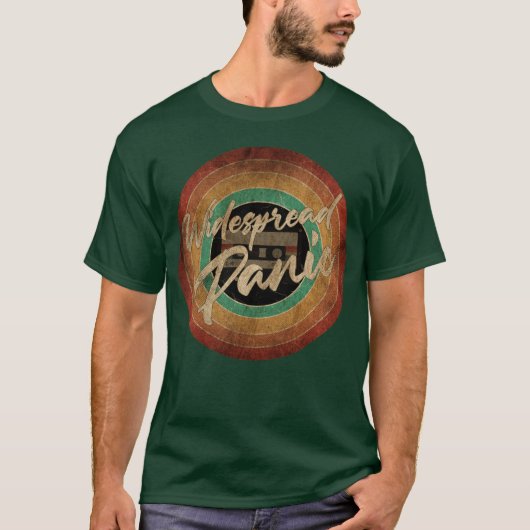 Widespread Panic ビンテージ サークルアート 友達 Tシャツ (正面)
