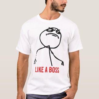 Wie ein Chef meme Tシャツ