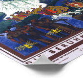 Wieliczka Polen /ポーランド旅行塩鉱山アート ポスター (角)