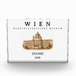 Wien Kunsthistorisches Museum | Name & Jahr フォトブロック