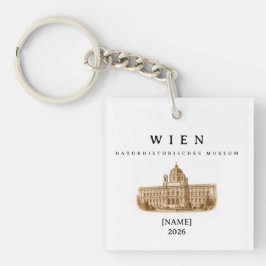 Wien Naturhistorisches Museum | Name & Jahr キーホルダー
