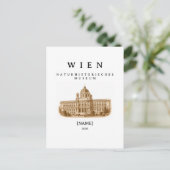 Wien Naturhistorisches Museum | Name & Jahr ポストカード (スタンド正面)
