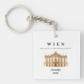 Wien Palais Liechtenstein | Name & Jahr キーホルダー (正面)