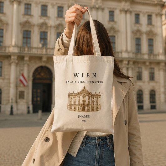 Wien Palais Liechtenstein | Name & Jahr トートバッグ