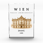 Wien Palais Liechtenstein | Name & Jahr フォトブロック (正面)