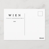 Wien Palais Liechtenstein | Name & Jahr ポストカード (裏面)