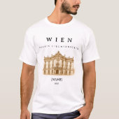 Wien Palais Liechtenstein | Name & Jahr Tシャツ (正面)