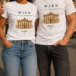 Wien Palais Liechtenstein | Name & Jahr Tシャツ