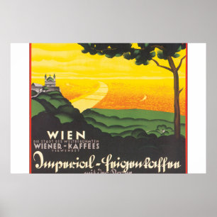 Wien_Vintage旅行ポスターアートワーク ポスター