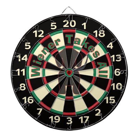 Wienerが全てを取る ダーツボード (正面)