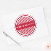 Wiener Neustadt City Emblem Austrian Identity ラウンドシール (封筒)