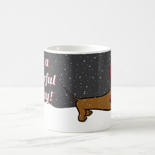 Wienerfulの休日のマグを持って下さい コーヒーマグカップ (中央)